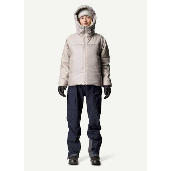 Houdini Double Dunfri Jacka Beige L Kvinna