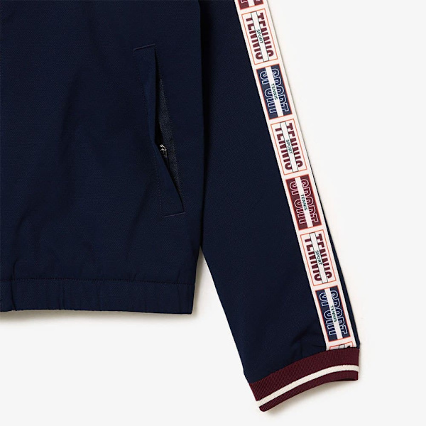 Lacoste Jakke Bf1026 Blå 38 Kvinde
