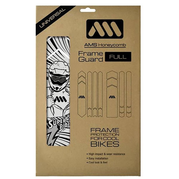 All Mountain Style Frame Guard Full Stickers Honeycomb Sort