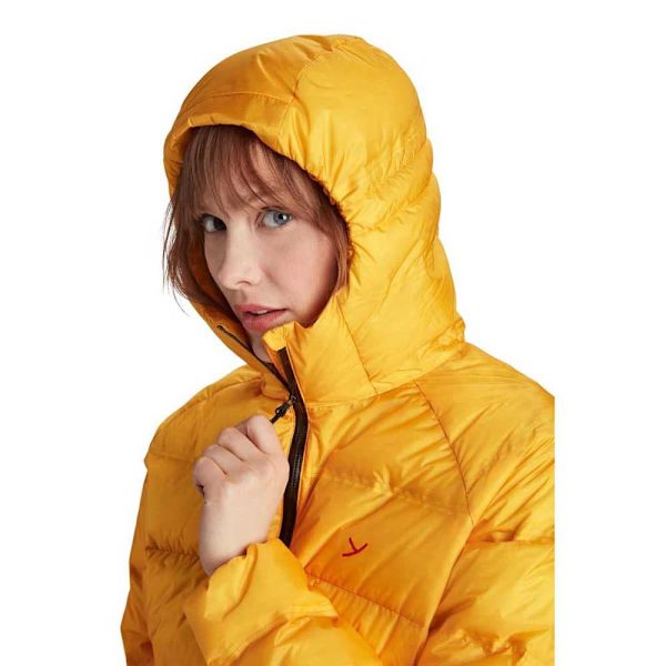 Nordisk Jakke Lodur Ultralight Down Filled Shell Gul XL Kvinde