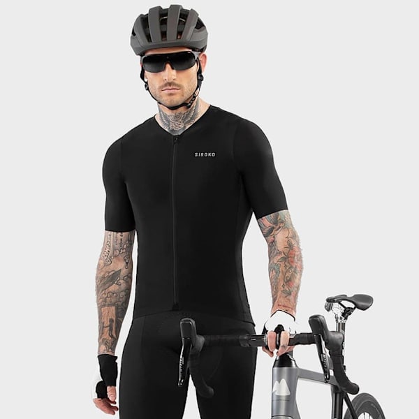 Siroko Kortærmet Jersey Srx Pro High Tech Sort L Mand