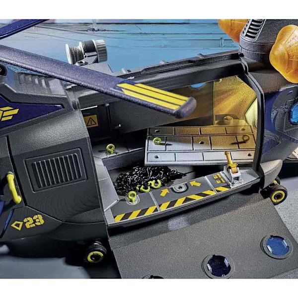 Playmobil Specialstyrker Helikopter Konstruktion Spil Banana Flerfarvet