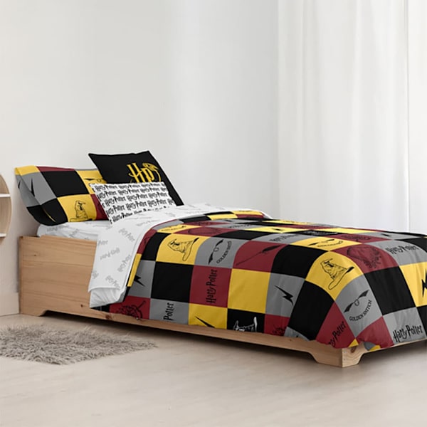Play Fabrics Hogwarts Pictures Täcke 200x200 Cm 120 Cm