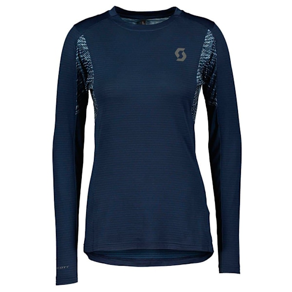 Scott Langærmet T-shirt Trail Run Blå XS Kvinde