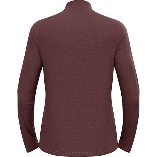 Odlo Essentials Cw 200 Fleece Med Halv Dragkedja Brun L Man