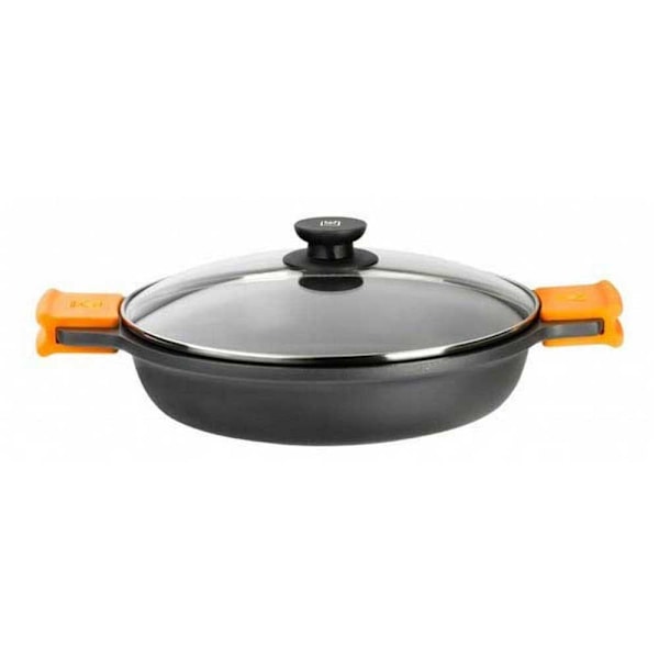 Bra Kort+låg Efficient 36 Cm Kasserolle Sort