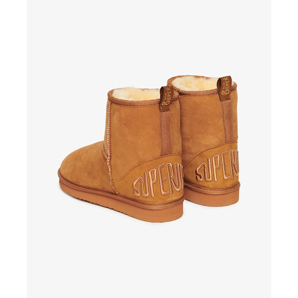 Superdry Suede Sherpa Ankle Skor För Snö Brun EU 40-41 Kvinna