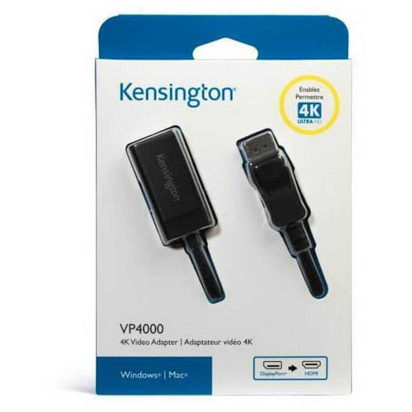 Kensington Til Hdmi Displayport 4k Adapter Sort