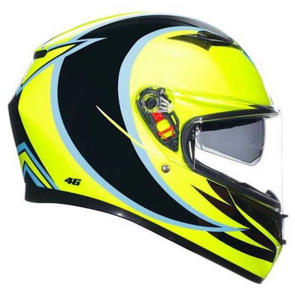 Agv Fuld Ansigtshjelm K3 E2206 Mplk Gul M
