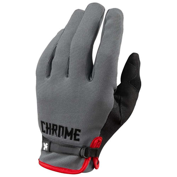 Chrome Lange Handsker Cycling 2.0 Sort,Grå S Mand