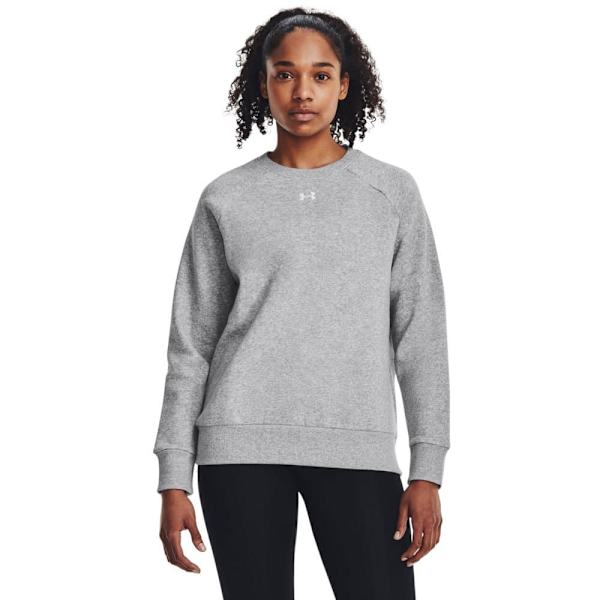 Under Armour Tröja Rival Fleece Crew Grå XS Kvinna