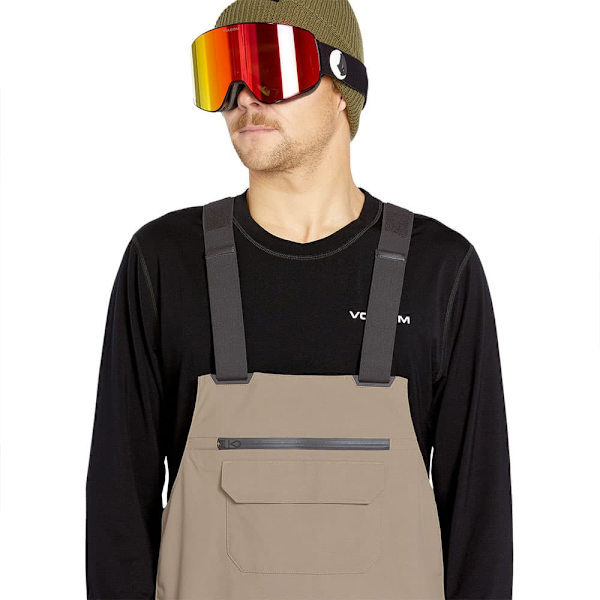 Volcom Rain Gore-tex Bib Race Dräkt Brun M Man