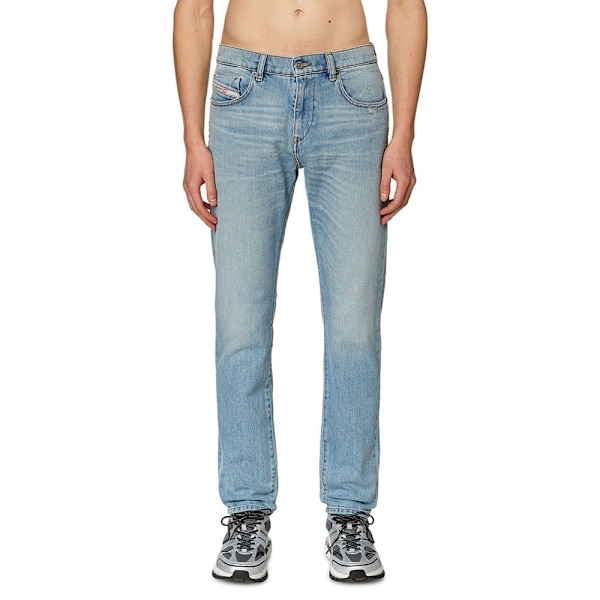 Diesel Jeans A03558-09h39 2019 Strukt Blå 31 / 32 Mand