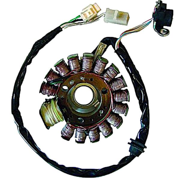 Sgr Trifase 16 Poles Motor Minarelli/yamaha 125/150/180 4t Staattori Kultainen
