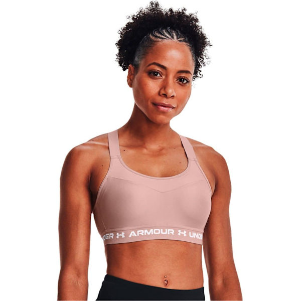 Under Armour Top Høj Support Crossback Rosa 110 / C Kvinde