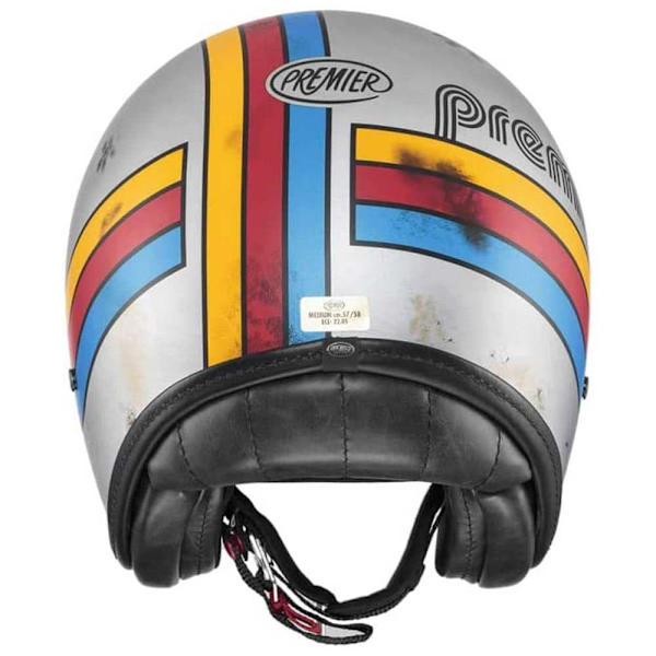 Premier Helmets Åben Ansigtshjelm 23 Vintageplatin Ed. Ex 77 Bm 22.06 Flerfarvet M