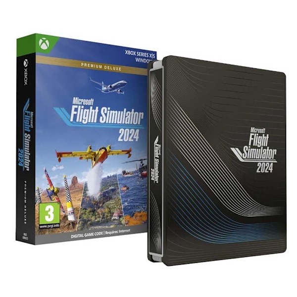 Xbox Games Xbox Series X/s Flight Simulator 2024 Premium Deluxe Edition Steelbook