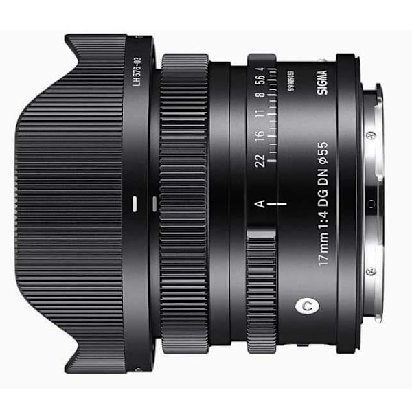 Sigma Linse 17 Mm F/4 Dg Dn L-mount Sort