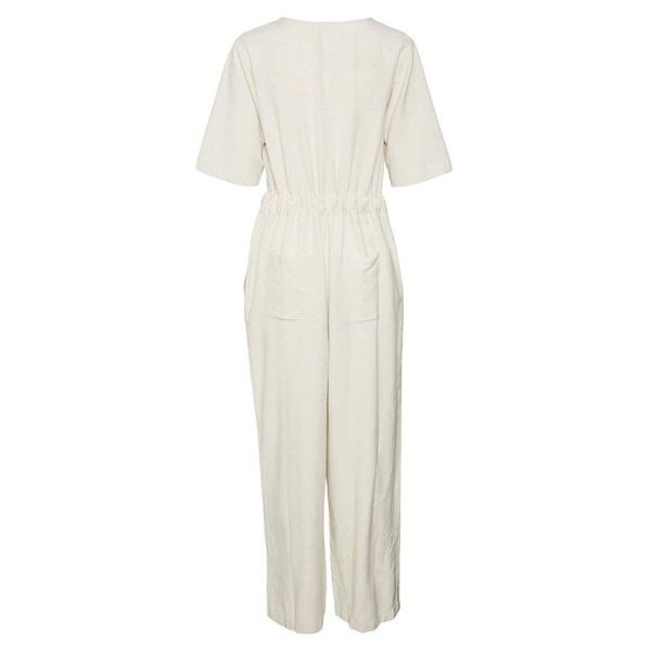 Vero Moda Jazzlyn Heldragt Beige XL Kvinde