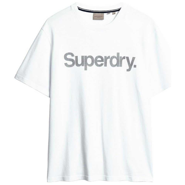 Superdry Core Logo City T-shirt Med Korta ärmar Vit S Man