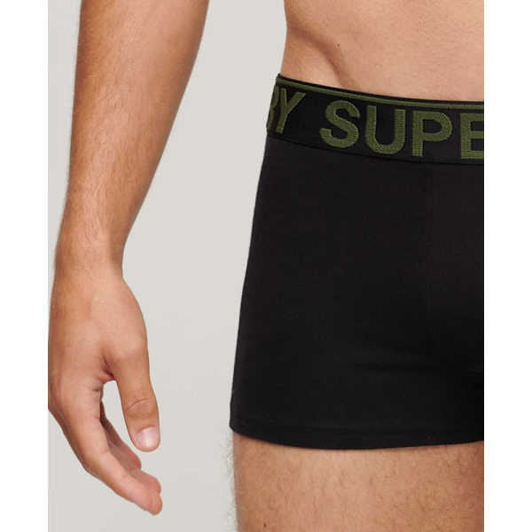 Superdry Bokser Trunk 3 Enheder Sort S Mand