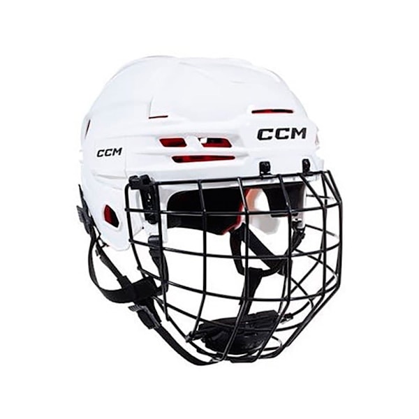 Ccm Ishockey Hjelm Combo Ht70c Tac Hvid S