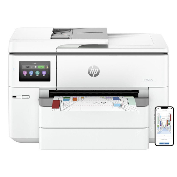 Hp Laser Printer Officejet Pro 9730e Aio Grå
