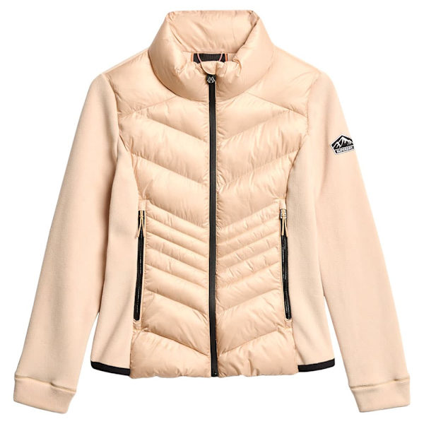 Superdry Storm Fleece Jacka Beige M Kvinna