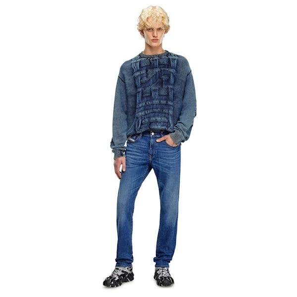 Diesel A03562-09k04 2019 D Strukt Jeans Blå 29 / 30 Mand