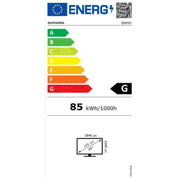 Samsung Overvåge Lh50qmcepgcxen 50´´ 4k Led