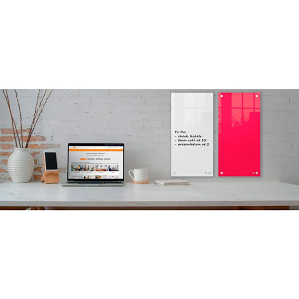 Nobo Whiteboardpanel I Glas 30x60 Cm