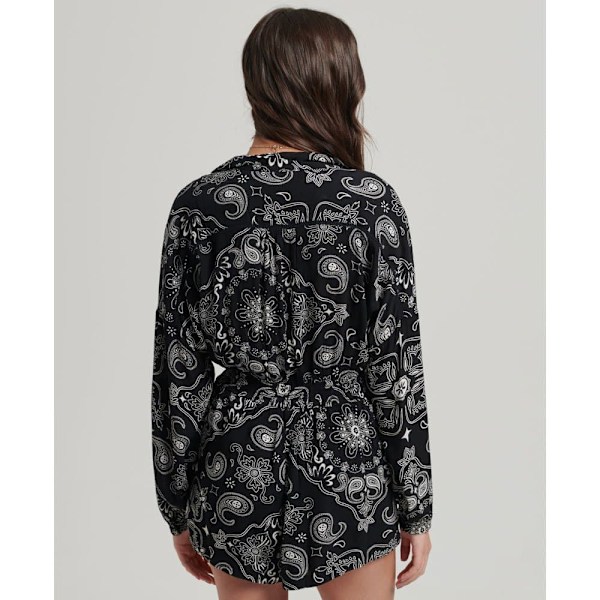 Superdry Romper Vintage Beach Musta L Nainen