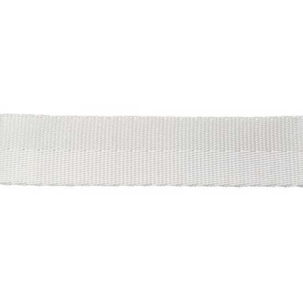 Lindemann Standard Gjordrem Af Polyester 100 M Hvid 25 mm