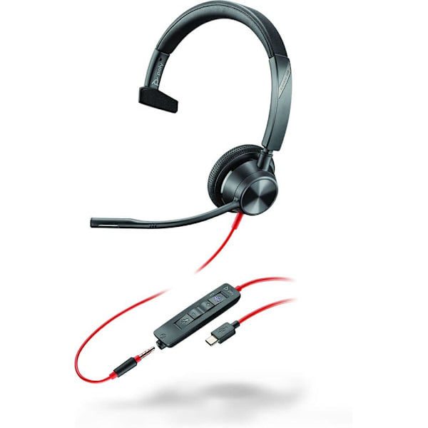 Hp Voip Hovedtelefoner Poly 3315-m Usb-c +usb-c/a