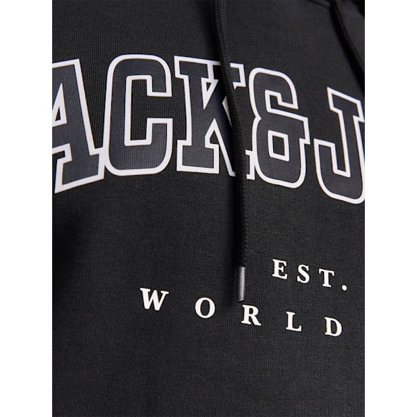 Jack & Jones Caleb Varsity Plus Hættetrøje Sort 4XL Mand