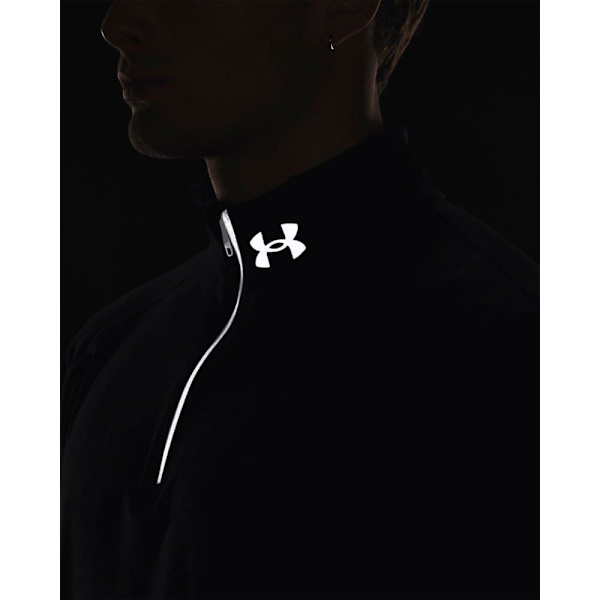 Under Armour Puoliksi Vetoketjullinen Pusero Qualifier Run Musta L Mies