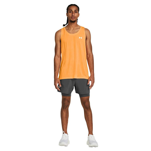 Under Armour Launch 5in 2-in-1 Shorts Grå S Mand