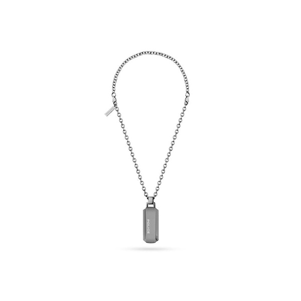 Police Halsband Peagn2211802 Silver  Man
