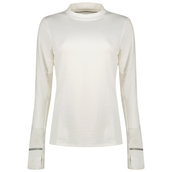 Under Armour Långärmad T-shirt Qualifier Cold Vit XS Kvinna