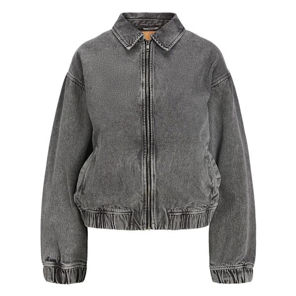 Jack & Jones Ziggy Washed Jjxx Bomberjacka Grå M Kvinna