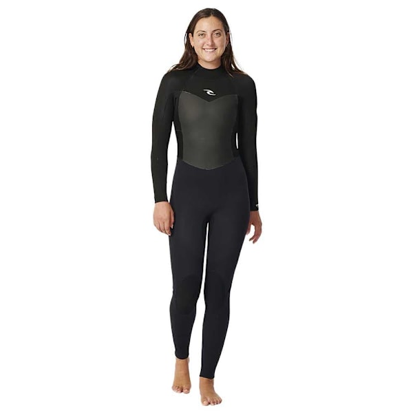 Rip Curl Langærmet Neoprendragt Med Lynlås Bagpå Omega 3/2 Mm Gb Steamer Sort 10