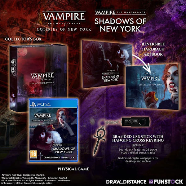 Playstation Games Vampire The Mascarade Coteries Of Ny + Shadows Of Ny Col. Ed