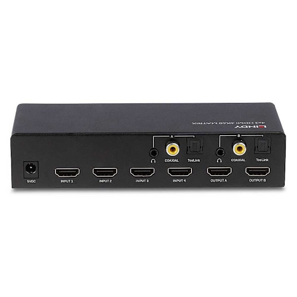 Lindy Hdmi Switch 4x2 Sort
