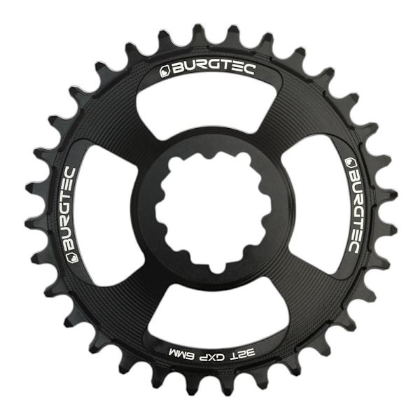 Burgtec Kæderring Gxp 6 Mm Offset Thick Thin Sort 32t