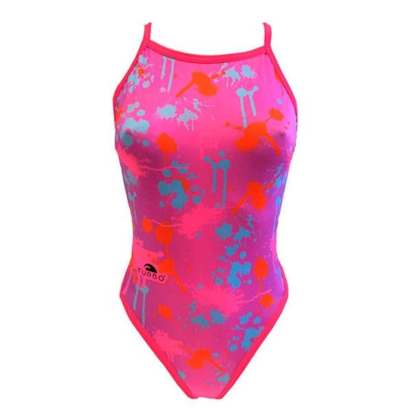 Turbo Badedragt Splash Rosa 9-10 Years Pige