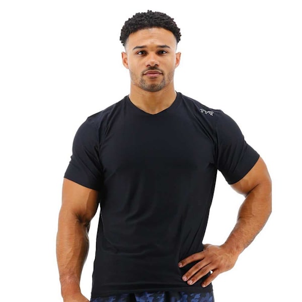 Tyr Lyhythihainen T-paita Airtec Musta 2XL Mies