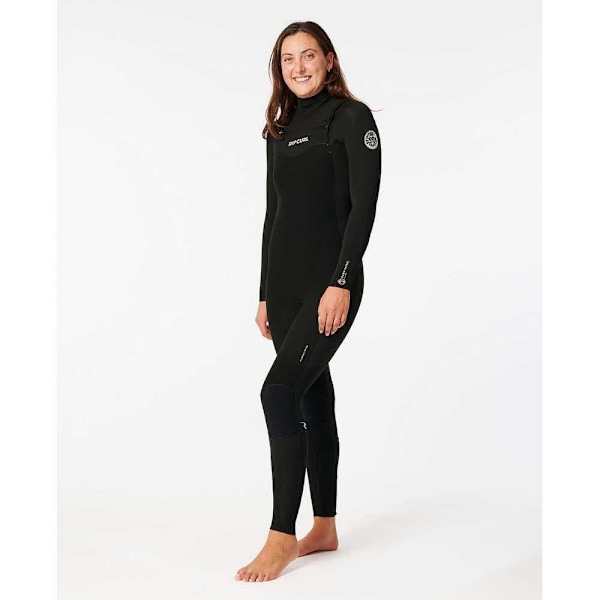 Rip Curl Langærmet Neoprendragt Med Brystlynlås D/patrol 4/3 Mm Sort 10