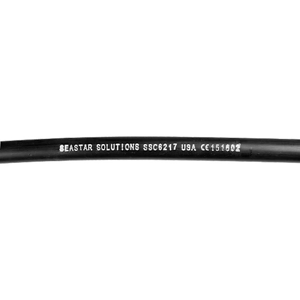 Seastar Solutions Säker Styrkabel T-qc Svart 4.57 m
