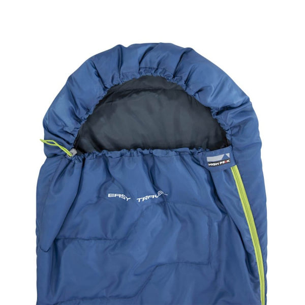 High Peak Sovsäck Easy Travel Blå Regular / Left Ziper