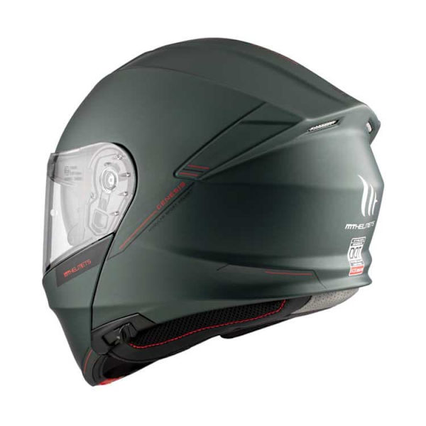 Mt Helmets Genesis Sv Modulær Hjelm Sort XL